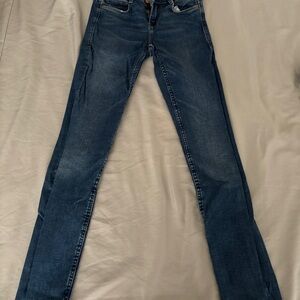 Zara Dark Blue Skinny Jeans